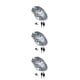 thumbnail image 1 of Sidaley Receptor de ratón silencioso recargable de ratón inalámbrico diseñado para Windows Silver Type1 NO1, 1 of 6
