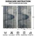 thumbnail image 2 of Blue Color Block Curtains-blackout Curtains Bedroom Decor Living Room Darkening Grommet Window Drapes 2 Panels Set 52"x 84", 2 of 2