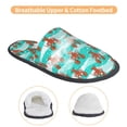 thumbnail image 3 of Balery Lobsters Of Turquoise Waves Pantuflas de Casa de Felpa Silenciosas con Diseño Estampado, Zapatillas Cómodas Antideslizantes de Algodón para Interior-Medium, 3 of 8