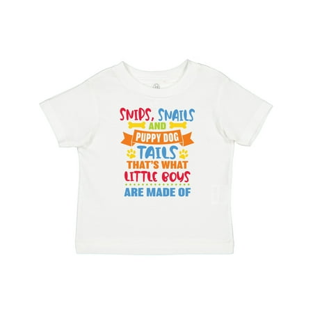 

Inktastic Snips Snails and Puppy Dog Tails That s What Little Boys Gift Baby Boy T-Shirt