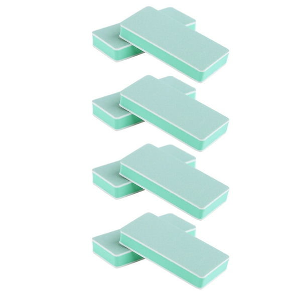 8pcs Placa de pulido de doble cara Herramienta de manicura Barra de esmalte para mujer para mujer