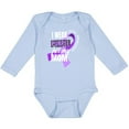 thumbnail image 3 of Inktastic I Wear Purple For My Mom Lupus Awareness Boys or Girls Long Sleeve Baby Bodysuit, 3 of 5