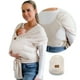 thumbnail image 1 of Elegante portabebés beige y dorado: cómodo, suave y de apoyo, cabestrillo con anillo ajustable para mamá y papá, ideal para registro de bebé, recién nacido a niño pequeño, baby shower, 1 of 5
