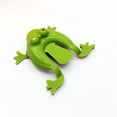 thumbnail image 2 of Juego de 12 ranas saltarinas de plástico para apretar con los dedos, juguete infantil (color aleatorio), 2 of 5