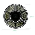 thumbnail image 2 of Tignapoo Foldable LED UFO Garage Light with Light Sensor, Waterproof, 60W, Warm White 3000K, Industrial Ceiling Lamp for Warehouses and Factories, 2 of 6