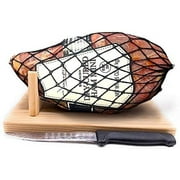 Jamonprive Spanish Serrano Ham Boneless+Ham Stand & Knife Serving Size 123g Protein per Serving 100g