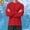 Red, variant on WIZUTIZ Mens Long Sleeve Sun Protection Shirts UPF 50 UV SPF Athletic Shirt for Hiking Fishing Running Quick Dry