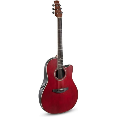 Applause 6 Strings Acoustic Electric Guitar, Ruby Red, 83.2 oz, 40"