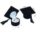 thumbnail image 3 of Graduation Cap Shaped Ring Box Creative Jewelry Storage Box Ring Organizer Case Graduation Gifts For, 3 of 5
