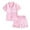 Pink_001, variant on Bmisegm Toddler Pajamas 0-11T Summer Childrens Silk Like Satin Homewear Set for Boys Girls Imitation Silk Viscose Pajamas 2 Piece Shorts Toddler Boys Pajamas Silver 10-11 Years