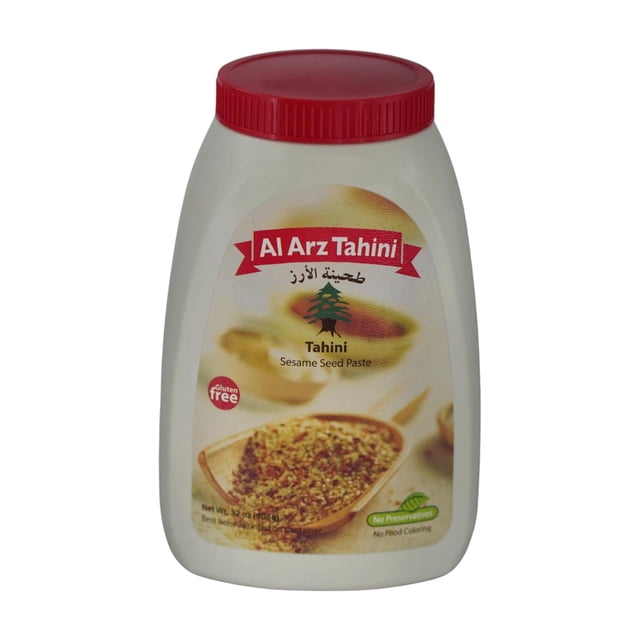 Al Arz Tahina Premium, 100% ajonjolí, lleno de sabor, proteina y fibra, el tahini ideal para preparar hummus en casa o en restaurantes, producto vegano, keto, ingrediente esencial en la coc