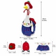 thumbnail image 3 of Porch Goose Back to School Outfit with Abc Dress and Red Apple Hat, Fall Outdoor Decorations for Porch and Patio, Back to School Decor for Garden, 3 of 6