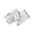thumbnail image 3 of Laura Ashley Home - Standard Pillowcase Set, Cotton Sateen Bedding, Smooth & Wrinkle-Resistant (Meadow Floral Blue/Yellow, 2 Piece), 3 of 3