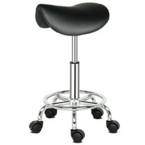 Saddle Stool Ha Ha Feet Rotation Bar Stool Black