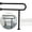 Black, variant on Toilet Support Rail 31.3X 31.5 Inch,  Anti-Slip Chrome Handicap Grab Bar for Bathroom, Stainless Steel Knurled Safety handrails with Leg for Elderly Disabled Pregnant-1.25’Tube