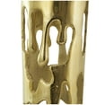 thumbnail image 6 of DecMode 31" Drip Gold Aluminum Vase with Melting Designed Body, 6 of 11