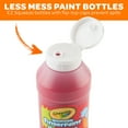 thumbnail image 3 of Crayola Washable Fingerpaint, 16 oz Bottle, Red, Child, 3 of 7