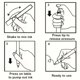 thumbnail image 2 of Rotulador para lápidas para restaurar inscripciones descoloridas: rotulador de retoque resistente al agua con gran cobertura para letras de lápidas y monumentos conmemorativos., 2 of 6
