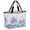 Blue, variant on Palm Trees Beach Bag for Women, Large Breathable Mesh Beach Tote Bag, Blue Tropical Plants Summer Forest Scenery Sandproof Lightweight Travel Bags for Vacation Picnic Swimming Pool 15.7"x15.7"x9.1"