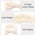 thumbnail image 3 of 2 piezas de diadema con lazo para maquillaje, banda para el cabello, lavado de spa, yoga, ejercicio, ducha, banda elástica para el cabello para niñas y mujeres, 3 of 6