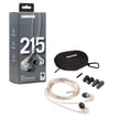 thumbnail image 5 of Shure SE215 PRO Auriculares con cable - Auriculares profesionales con aislamiento de sonido, sonido claro y graves profundos, microcontrolador dinámico único, monitor intrauditivo de ajuste seguro, ad, 5 of 5