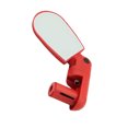 thumbnail image 2 of Advancent 1 par de espejos retrovisores para bicicleta, accesorios para bicicleta, manillar de bicicleta de montaña, gran angular, espejos retrovisores Ciclismo rojo Advancent OD2899-02, 2 of 6