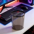 thumbnail image 6 of Yhmxh Clear Tabletop Trash Bin, Plastic Desktop Trash Can Waste Basket with Reinforced Rim, Unbreakable Small Desk Trash Can, Sleek Open-Top Paper Bin for Home Office, Bedroom, Study, Dorm, 6 of 6
