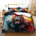 thumbnail image 1 of YingD Galaxy Gamepad Gaming Bedding Set Single Blue Duvet Cover Pillowcase, 1 of 5