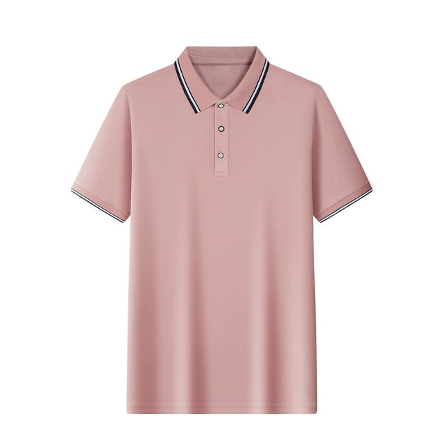 Birdeem Hauts Décontractés pour Hommes Col Rabattu Manches Blouse