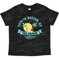 thumbnail image 3 of Inktastic Life's Better at the Beach Girls Toddler T-Shirt, 3 of 5