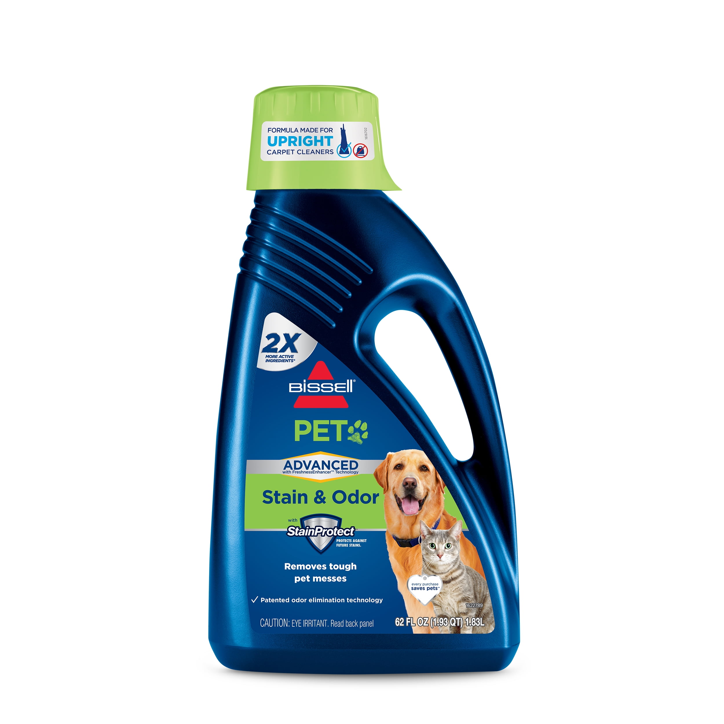 BISSELL Pet Stain Odor Remover, Unscented, 62 Fluid Ounce 88N2
