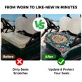 thumbnail image 4 of Golf Cart Seat Covers for 2 Seater,Vintage Southwest Microfiber Cart Seat Towel Blanket,Boho Aztec Farmhouse Pattern Art Absorbent Breathable Non Slip Bench Seats Protector for Golf Course 51"x31", 4 of 9