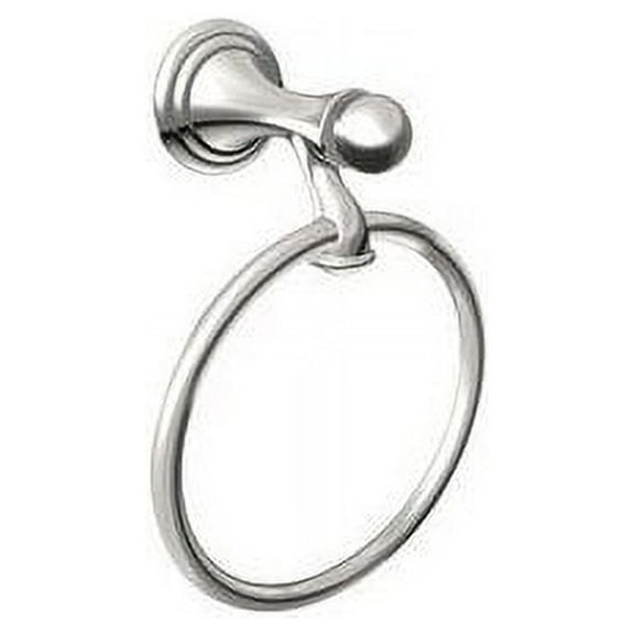 Moen Boat Towel Ring DN5486CH | Carver Parlor 6 Inch Aluminum