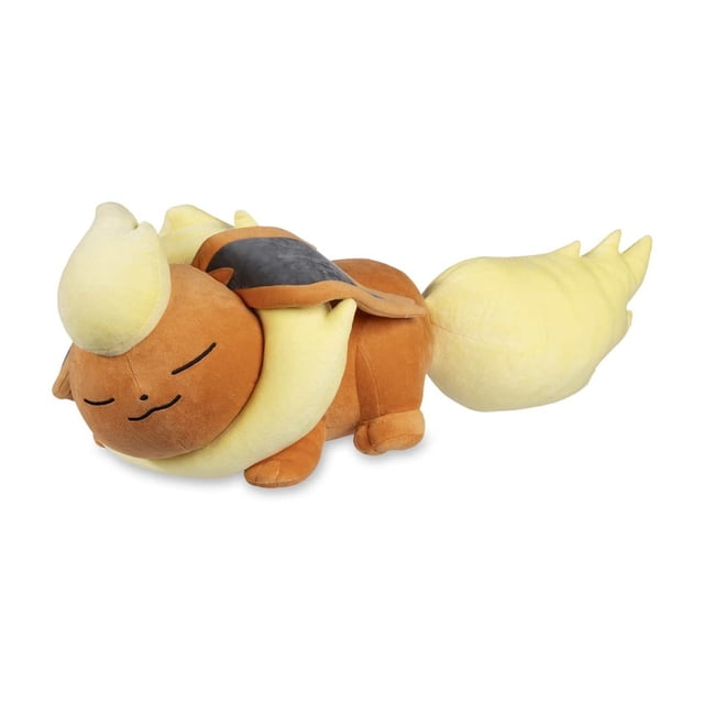 Pokemon Center Sleeping Flareon Poké Plush - 15 ½ In.