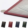 thumbnail image 3 of Moyic Libro de colección de monedas de 150 bolsillos, carpeta de monedas rusa de gran capacidad, álbum de billetes impermeable Almacenamiento y organización del hogar Rojo, 3 of 6