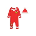 thumbnail image 5 of The Grinch Christmas Baby Red Coverall and Santa Hat, Sizes 0/3M-24M, 5 of 7