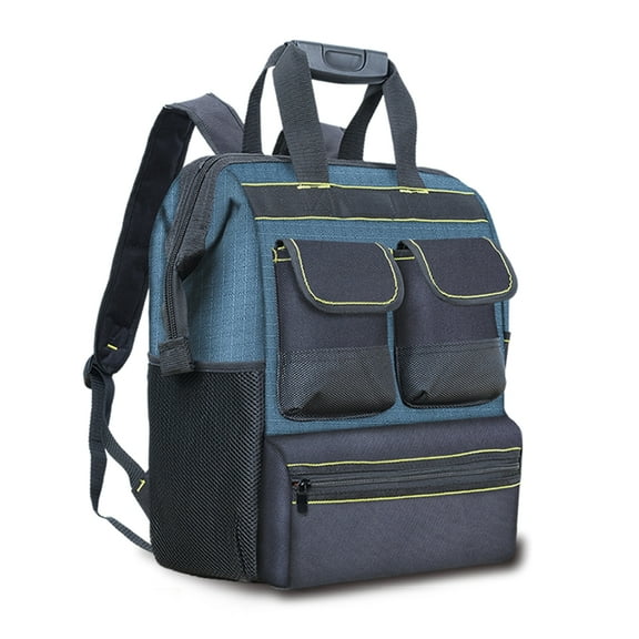 Backpack Tool Bag Oxford Cloth Large Capacity for Electrician Plumber Outdoor Industrial Tools Storage Organization