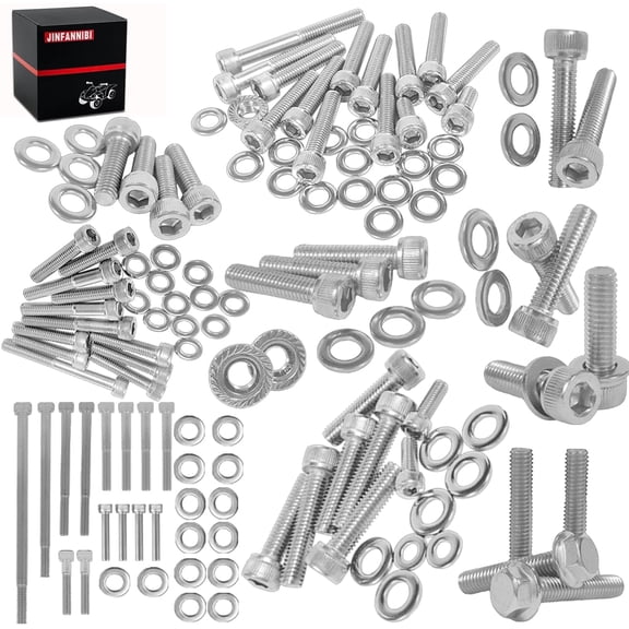 Stainless Steel Engine Bolt Screw Nuts Kit for Honda Sportrax 300 TRX300EX 1993-2008