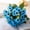Blue, variant on Artificial Gerbera Daisy Flowers 2 Pack | 11.8 Inch Realistic Fake Flowers for Wedding Centerpieces | Home Office Decor Bouquet