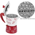 thumbnail image 2 of Espresso Maker, Aluminum Durable Coffee Maker Kettle Pot Household Office(L)(S), 2 of 8