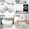 thumbnail image 4 of SKYSONIC Summer Beach Seaside Kitchen Mats and Rugs Shell Starfish Sand Floor Runner Area Rug Washable Carpet Perfect for Living Room Bedroom Entryway,19.7"x27.6"+19.7"x47.2", 4 of 7