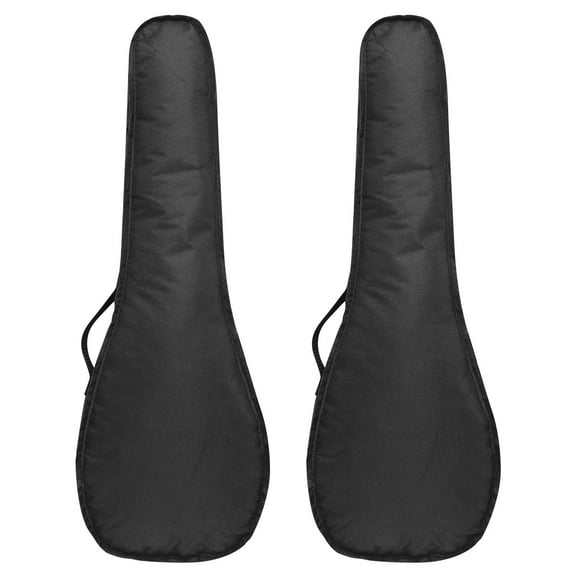 GOOHOCHY  2 Pcs Guitar Bag Weekend Padded Travelling Case Child Black