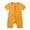 Yellow, variant on Utoimkio Newborn Summer Baby Boy Girl Rompers Zip-up Bodysuit One Piece Jumpsuit Short Sleeve Playsuit One Piece Outfit Clothes