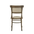 thumbnail image 5 of Benjara 19 Inch Wood Dining Chair, Padded Back with Inward Curving Top, Brown, 5 of 5