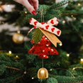 thumbnail image 2 of Christmas Ornaments Artificial Christmas Wreath Decorated with Pine Tree, Bell, Bow for Christmas Decorations, 2 of 5