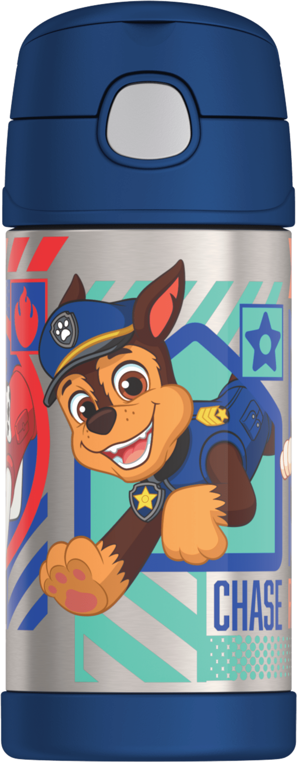 12oz FUNTAINER® WATER BOTTLE PAW PATROL CHASE