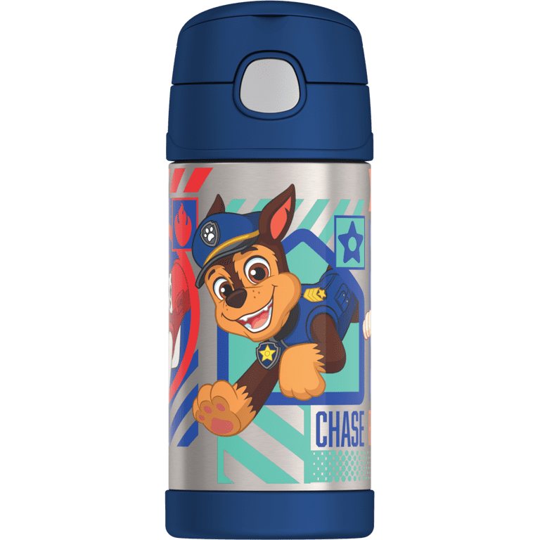 Thermos Kids Stainless Steel Vacuum Insulated Funtainer Straw Water Bottle, Paw  Patrol, 12 fl oz 