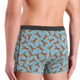 thumbnail image 4 of Men's Boxer Briefs, Funny Lobsters Soft Comfy Mens Underwear Boxer Briefs Breathable With Widen Waist, 4 of 7