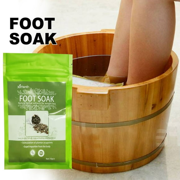 EGNMCR 10PCS Ginger Foot Soak Foot Care Spa Relaxation For Muscles Foot Pain Relief Enhance Immunity And Improve Sleep Natural Mugwort Herb Foot Soak Leg A SOAK