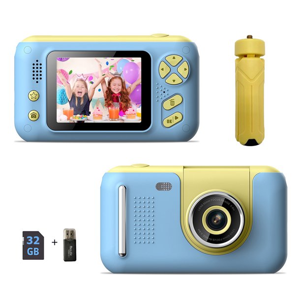 Cámara Digital Cgtredaw IPS 2.4 Pulgadas 40MP 1080P HD Azul 32GB